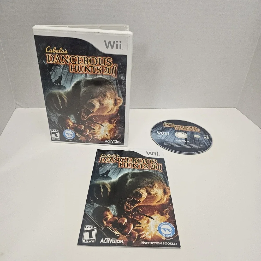 Cabelas Dangerous Hunts 2011 -‎ Nintendo Wii CIB
